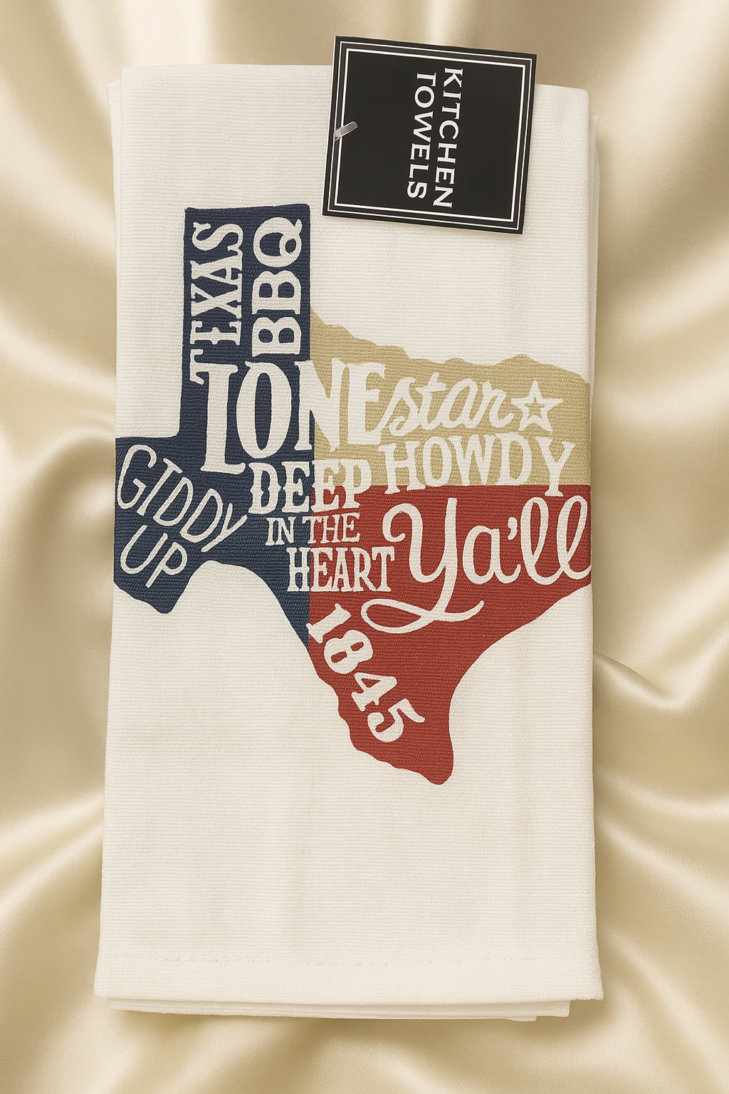 Lone Star Spirit Kitchen Towel Set – 2-Pack | Texas BBQ & Western Charm