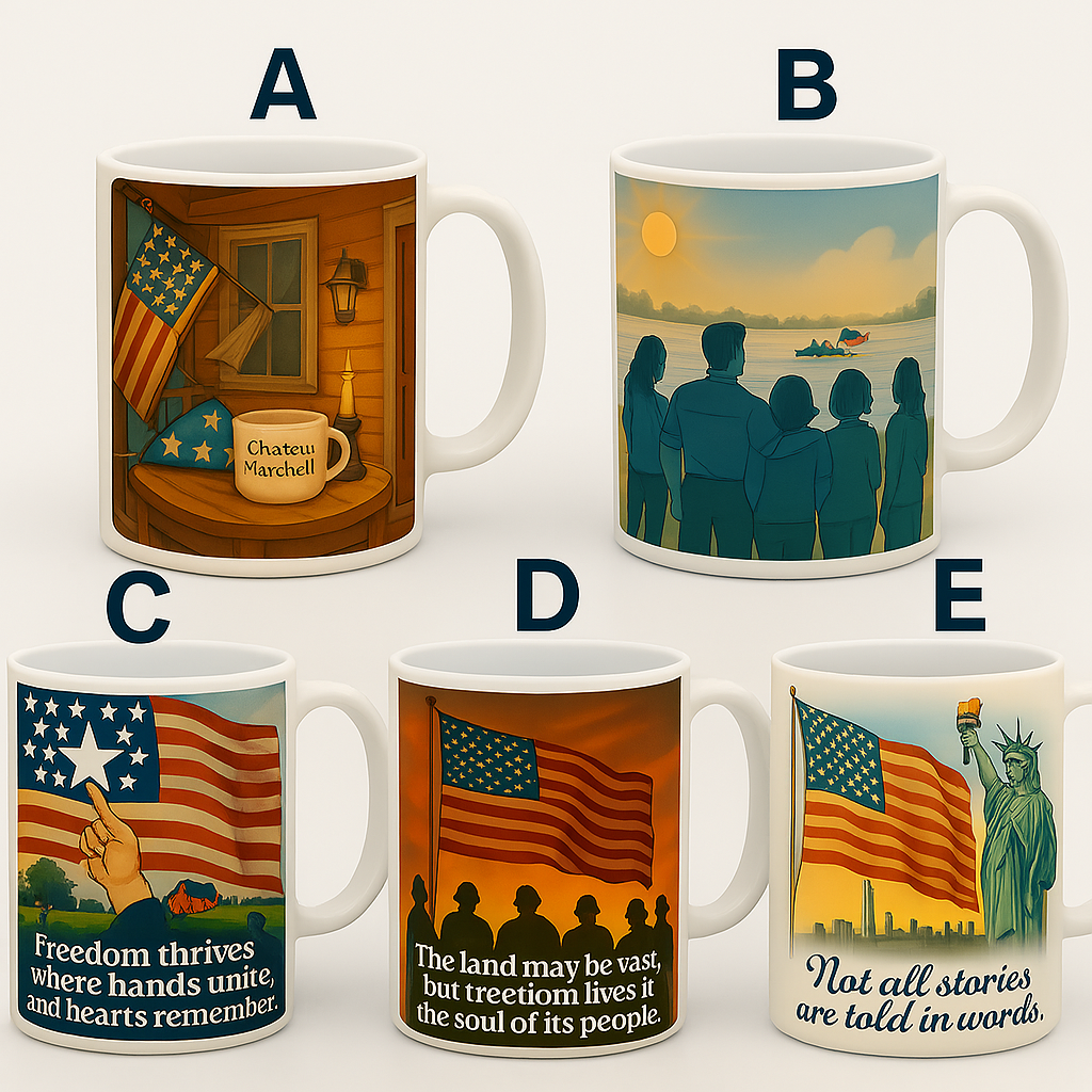 Chateau Marchetti® Luxe Giftset – Freedom Edition | 15oz Mug