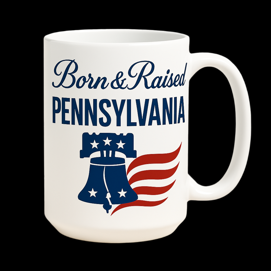 Chateau Marchetti® Giftset – “Born & Raised” | 15oz Heritage Mug