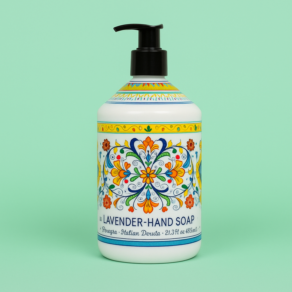 Perugia Italian Deruta Hand Soap – 21.5 fl oz – Single Bottle – Pick Your Scent!