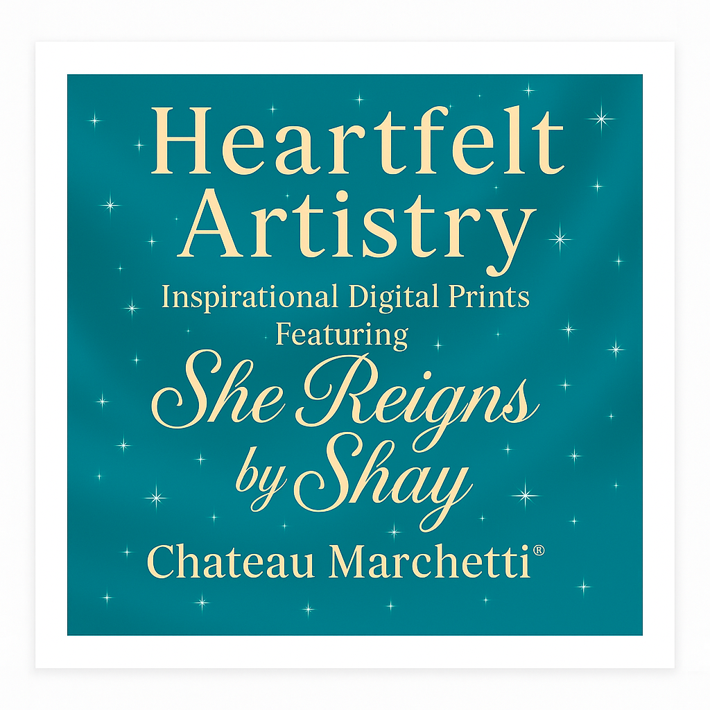 Chateau Marchetti® Inspirational Digital Prints | Featuring She Reigns by Shay