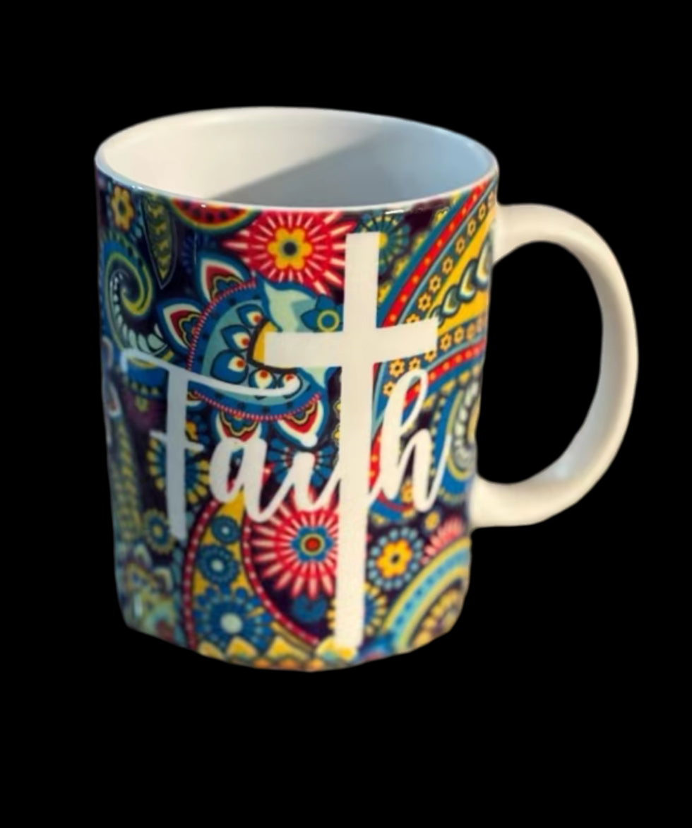 Tasse à café Signature Faith &amp; Grace de Chateau Marchetti® de 15 oz | Un hommage à l'héritage, à la force et à la grâce | Comprend un cadeau bonus exclusif gratuit