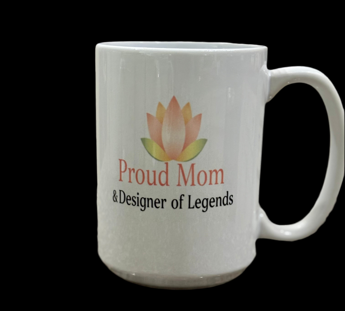 Chateau Marchetti® Proud Mom Series 15oz Ceramic Mug | Luxurious Tribute to Motherhood, Strength & Love | Includes Exclusive Bonus Gift