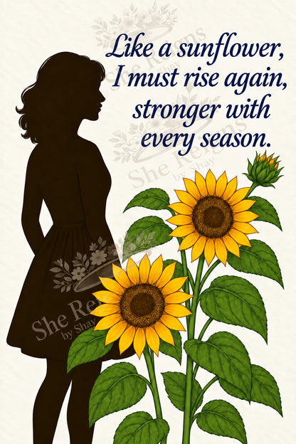 Stronger with Every Season Inspirational Printable Art | She Reigns by Shay