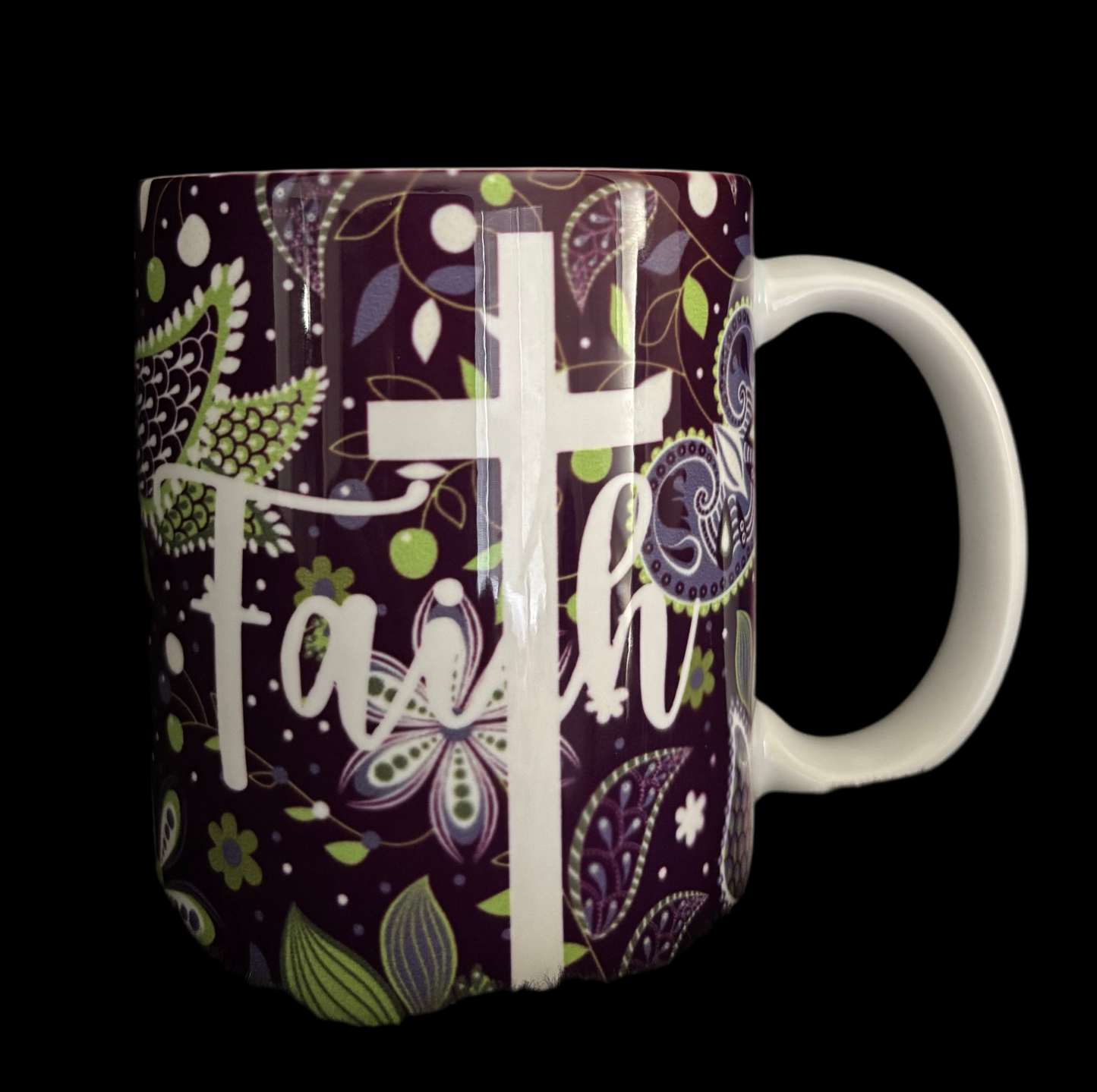 Tasse à café Signature Faith &amp; Grace de 11 oz de Chateau Marchetti® – Un hommage à l'héritage et à la force | Comprend un cadeau bonus gratuit