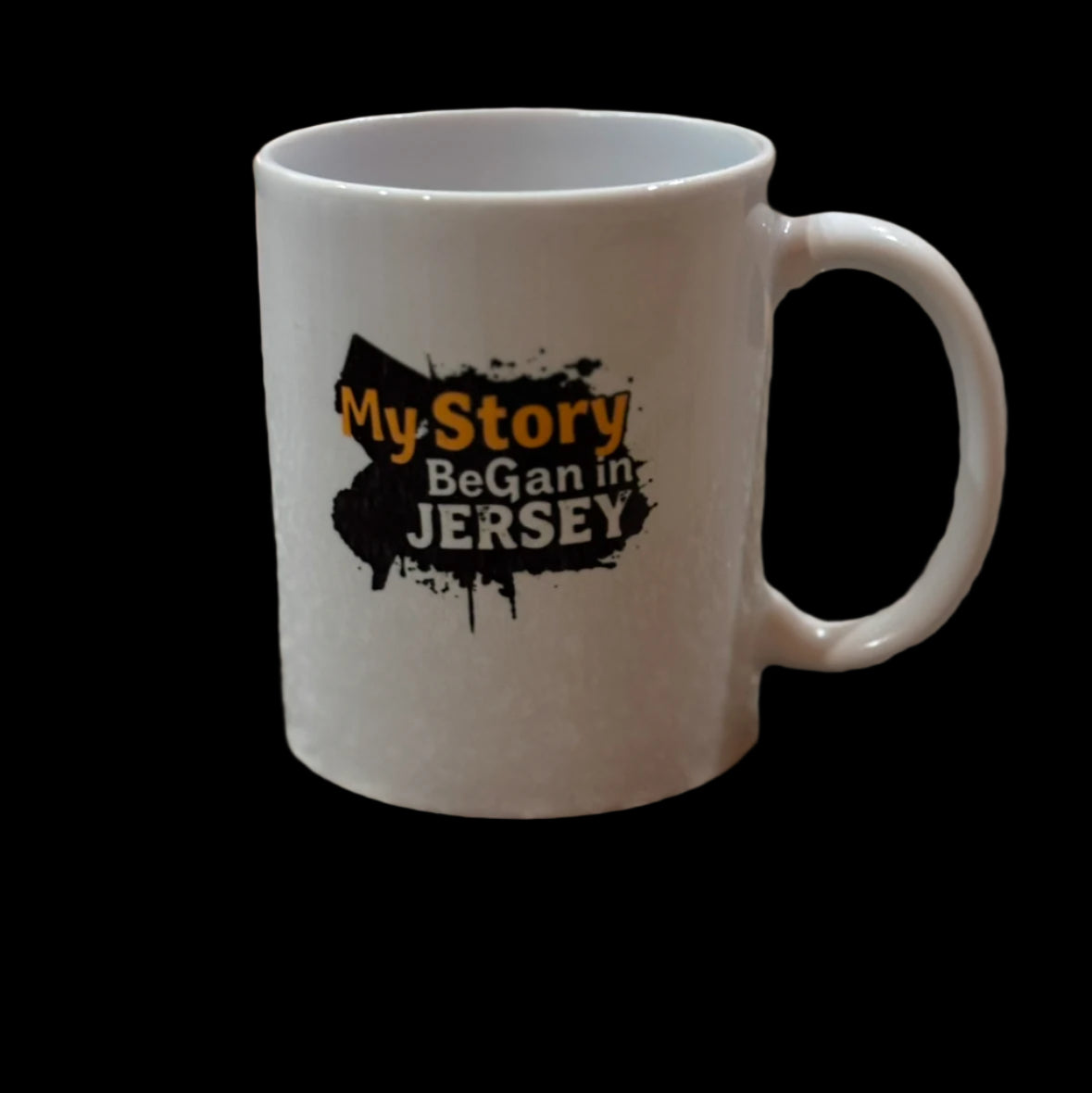 “My Story Began” Series - Ceramic 11oz Drinkware Mug.  “Comes with a complimentary bonus gift to make your order extra special.”