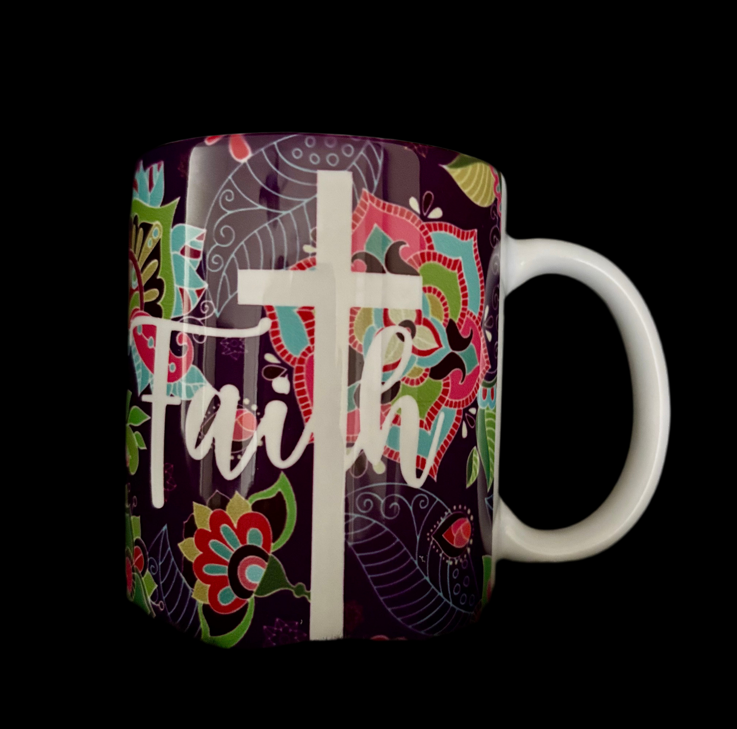 Tasse à café Signature Faith &amp; Grace de 11 oz de Chateau Marchetti® – Un hommage à l'héritage et à la force | Comprend un cadeau bonus gratuit