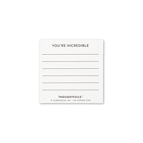 Compendium ThoughtFulls Pop-Open Cards — 2-Pack of Smile, Thank You — 60 Pop-Open Cards, Each with a Different Message Inside