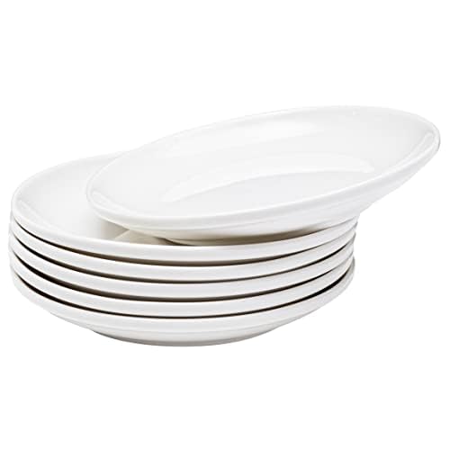 Vikko Ceramic Dinner Plates – Stackable White Plates