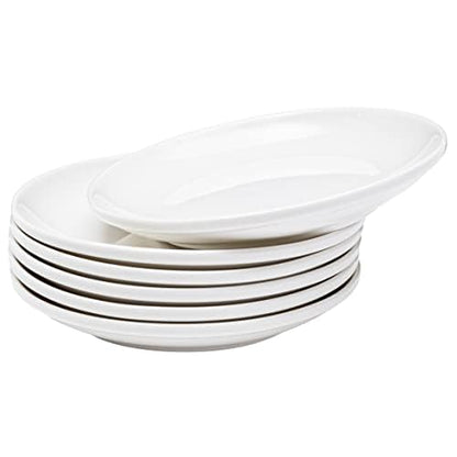 Vikko Ceramic Dinner Plates – Stackable White Plates