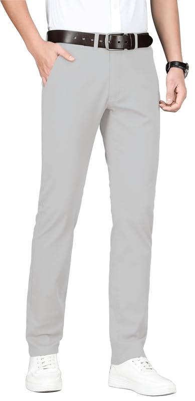 ESSYSHE Men’s Slim Fit Chino Pants Stretch Casual Khaki Pants for Men