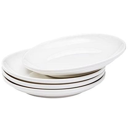 Vikko Ceramic Dinner Plates – Stackable White Plates