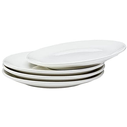 Vikko Ceramic Dinner Plates – Stackable White Plates
