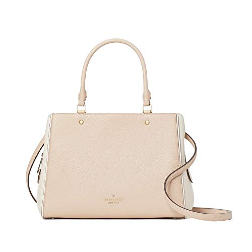 Kate Spade Leila Medium Triple Compartment Satchel Crossbody Bag Purse Handbag