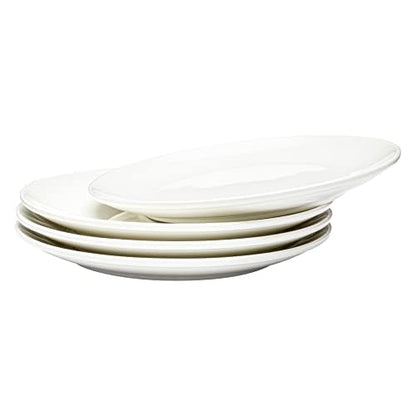 Vikko Ceramic Dinner Plates – Stackable White Plates