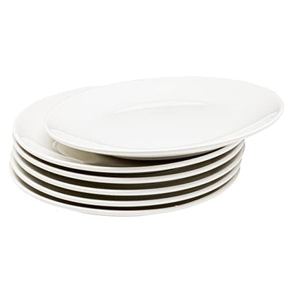 Vikko Ceramic Dinner Plates – Stackable White Plates