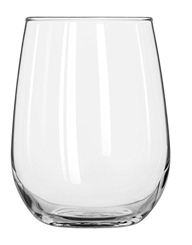 Libbey Vina Red Balloon Weingläser, 18,25 oz, elegantes großes Rotweinglas-Set mit 6 Stück, Weingläser mit langem Stiel aus Glas für Hochzeiten, Geburtstage und mehr 