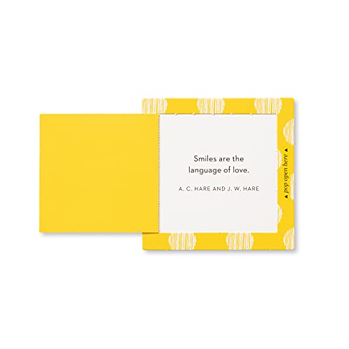 Compendium ThoughtFulls Pop-Open Cards — 2-Pack of Smile, Thank You — 60 Pop-Open Cards, Each with a Different Message Inside