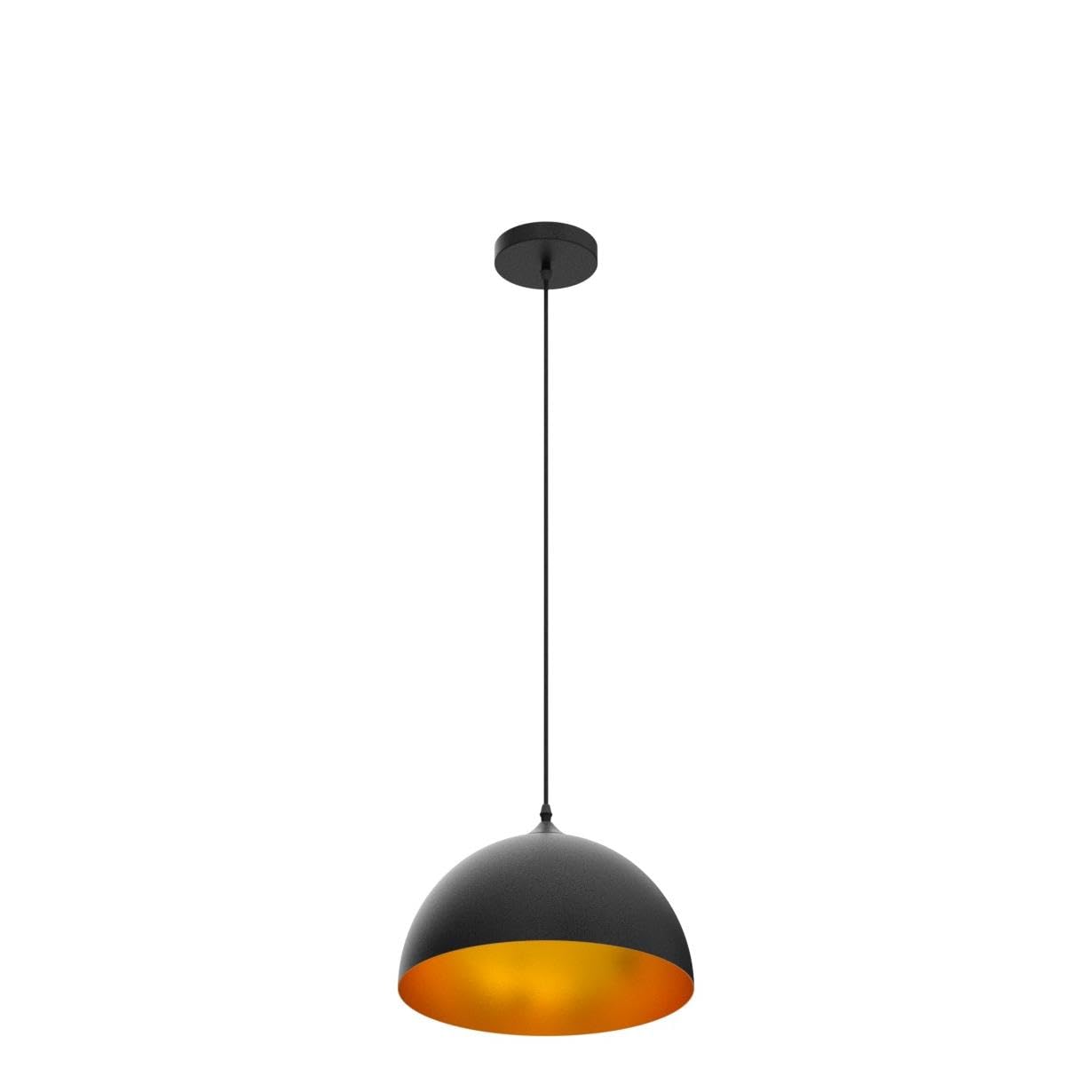 DLLT Goldene Pendelleuchten, klassische Pendellampe, E26 industrielle Metall-Hänge-LED-Pendelleuchte für Küche, Schlafzimmer, Esszimmer, Flur, Loft, Restaurant, Bar, Eingangsbereich 