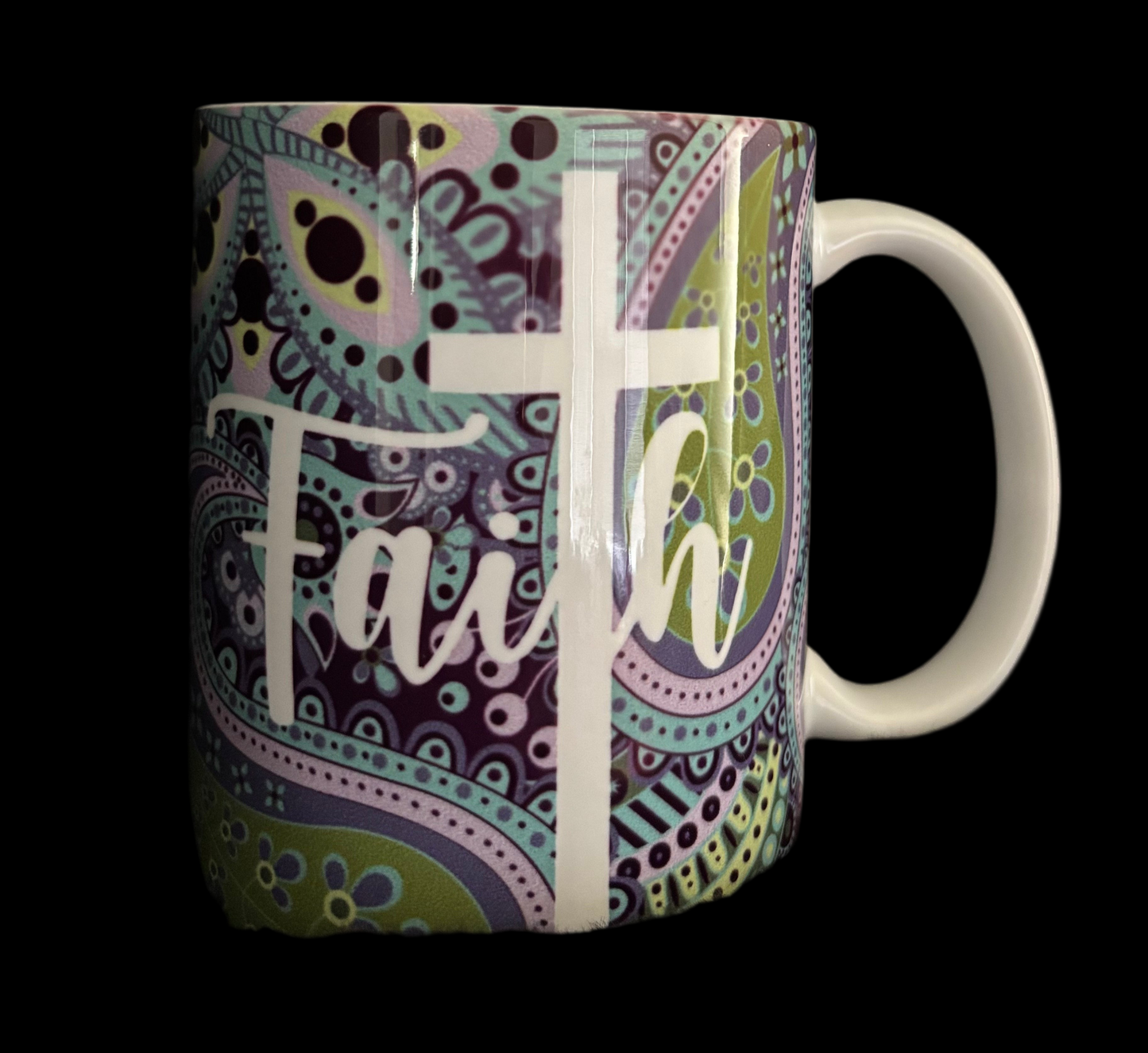 Tasse à café Signature Faith &amp; Grace de Chateau Marchetti® de 15 oz | Un hommage à l'héritage, à la force et à la grâce | Comprend un cadeau bonus exclusif gratuit