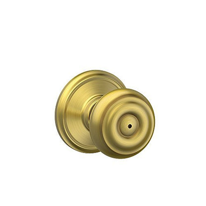 Schlage F51A GEO-625-CAM Georgian Knob with Camelot Trim – Bright Chrome
