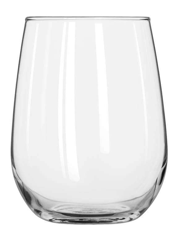 Libbey Vina Red Balloon Weingläser, 18,25 oz, elegantes großes Rotweinglas-Set mit 6 Stück, Weingläser mit langem Stiel aus Glas für Hochzeiten, Geburtstage und mehr 