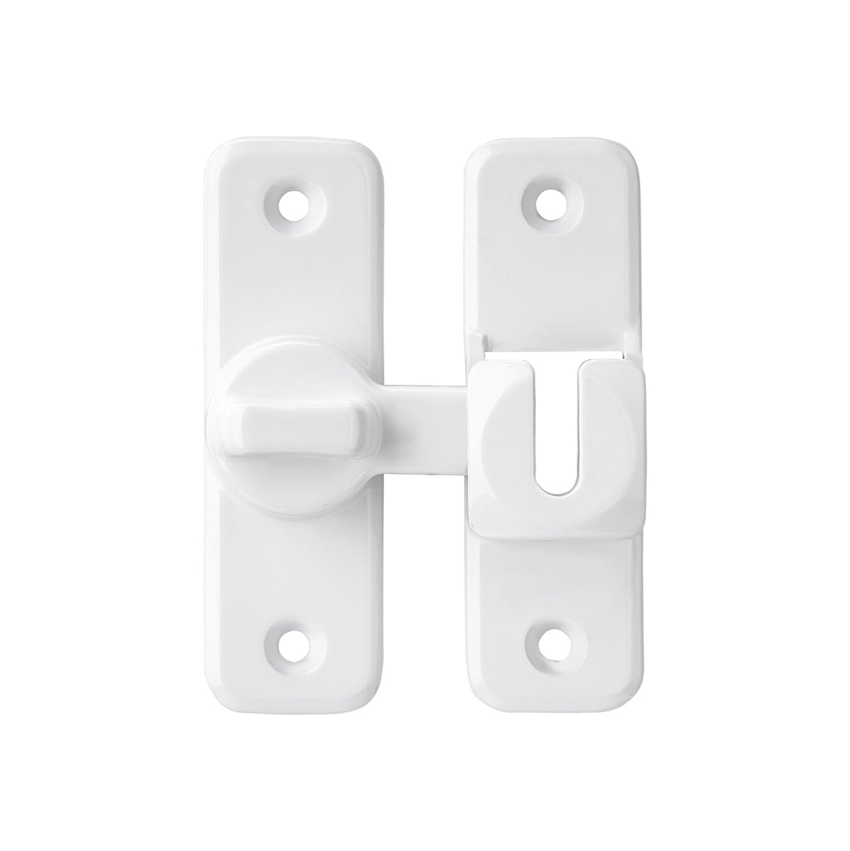 Enhanced Security Flip Latch Lock, Heavy-Duty Sliding & Swing Door Latch