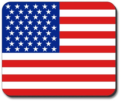 Art Plates American Flag Mouse Pad