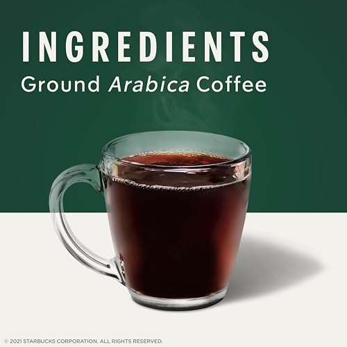 Starbucks K-Cup-Kaffeepads, natürlich aromatisiertes Kaffee-Vielfaltspaket für Keurig-Kaffeemaschinen, 100 % Arabica, 1 Schachtel (40 Pads) 