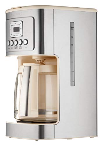 Cuisinart DCC-3200WP1 Perfectemp Kaffeemaschine, 14-Tassen-Glas, weiß 