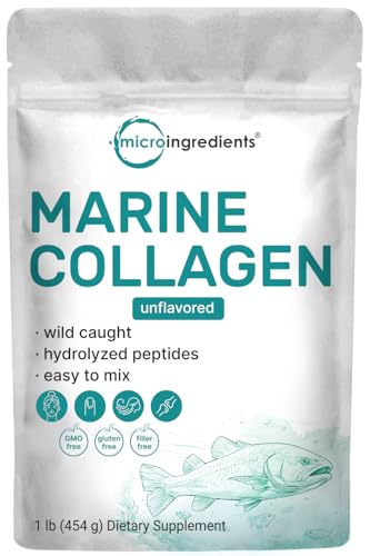 Multi Collagen Protein Powder, 2lbs – Hydrolyzed Collagen Peptides | Type I,II,III,V,X with Biotin 10000mcg, Hyaluronic Acid, Vitamin C – Unflavored – Keto & Paleo Friendly, Easy Dissolve, Non-GMO