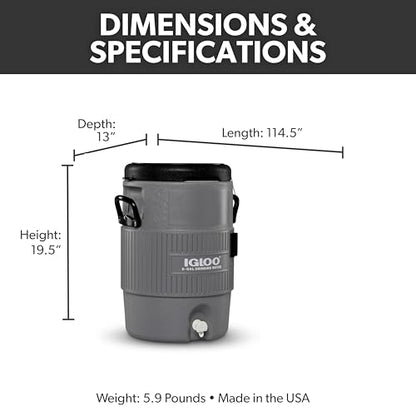 Igloo Sports Cooler | Insulated Beverage Dispenser with Spout |Portable Handwashing Station