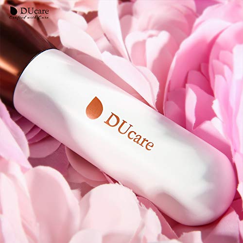 DUcare Self Tanner Brush Kabuki Foundation Brush for Liquid Makeup Flat Top Professional Stick Buffing Blending Mineral Powder Large Makeup Face Brush, Black