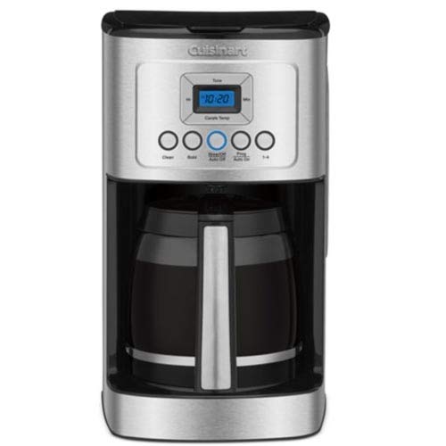 Cuisinart DCC-3200WP1 Perfectemp Kaffeemaschine, 14-Tassen-Glas, weiß 