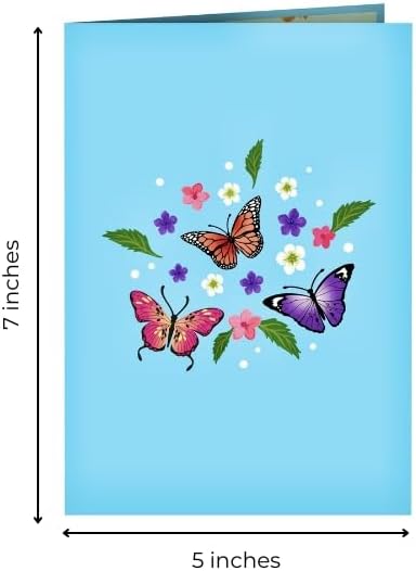 Hartensteler® Butterflies in Nature Pop Up Card - 3D Butterfly Card.