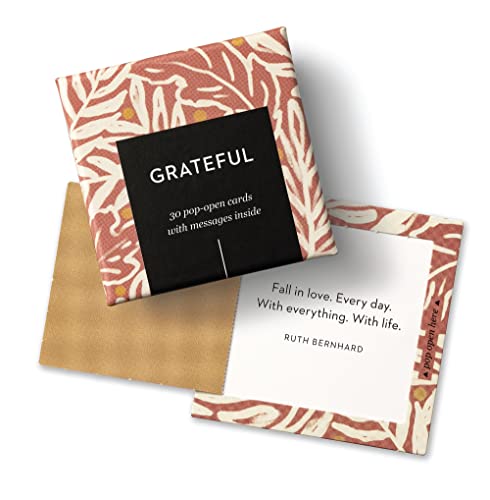 Compendium ThoughtFulls Pop-Open Cards — 2-Pack of Smile, Thank You — 60 Pop-Open Cards, Each with a Different Message Inside