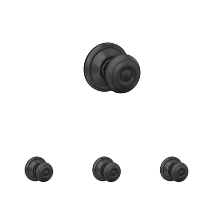 Schlage F51A GEO-625-CAM Georgian Knob with Camelot Trim – Bright Chrome