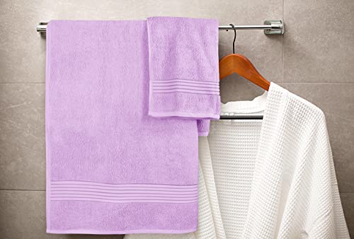 Utopia Towels - 600 GSM 8-Piece Premium Towel Set, 2 Bath Towels, 2 Hand Towels and 4 Washcloths -100% Ring Spun Cotton - Machine Washable, Super Soft and Highly Absorbent (Beige)