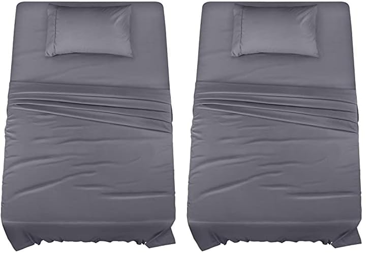 Utopia Bedding Full Bed Sheets Set - 4 Piece Bedding - Brushed Microfiber - Shrinkage and Fade Resistant - Easy Care TWIN