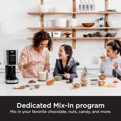 Ninja NC301 CREAMi Ice Cream Maker – 7 Programs, 2 Pint Containers, Lids
