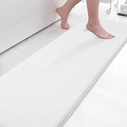 Smiry Memory Foam Bath Mat – Ultra Soft, Absorbent, Non-Slip Rug for Bathroom