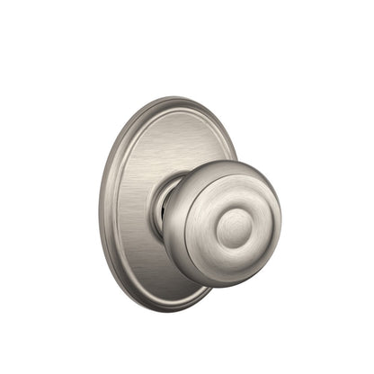 Schlage F51A GEO-625-CAM Georgian Knob with Camelot Trim – Bright Chrome
