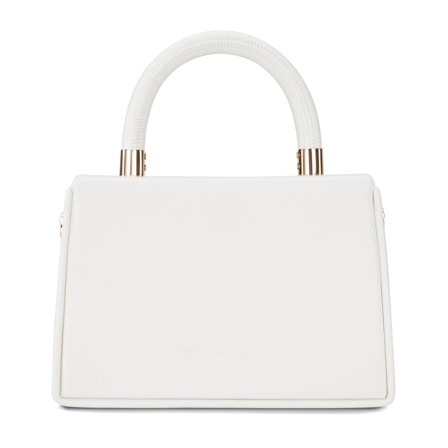 Petit sac à main à poignée supérieure Milan Chiva pour femme Mini sac à bandoulière élégant sac carré 