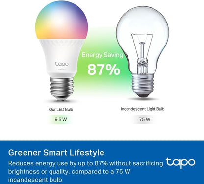 Smart WiFi Light Bulb, 1100 Lumens (75W), Matter-Certified, 16M Colors, Dimmable – Works with Alexa, Siri & Google