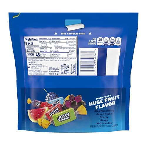 JOLLY RANCHER Assorted Fruit Flavored Hard Candy Bulk Bag, 5 lb