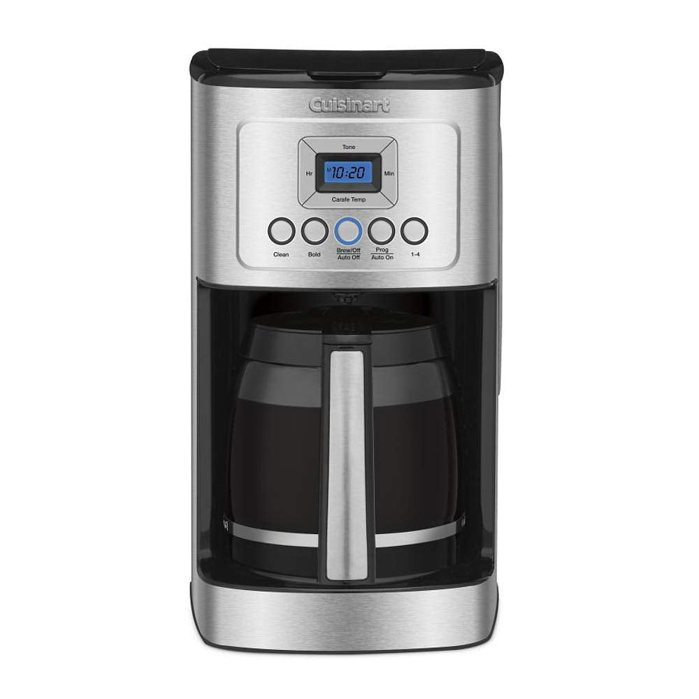 Cuisinart DCC-3200WP1 Perfectemp Kaffeemaschine, 14-Tassen-Glas, weiß 