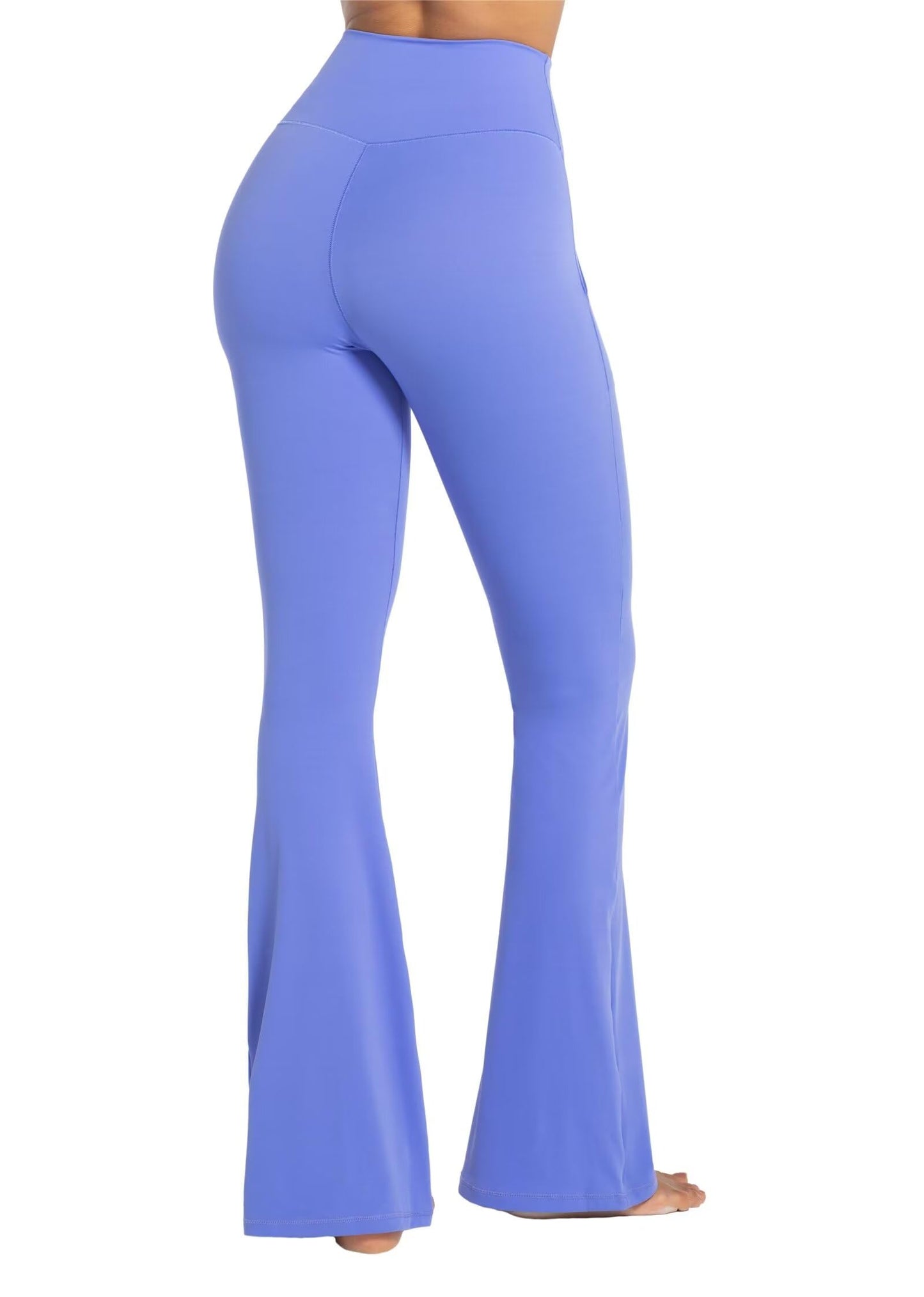 Legging évasé Sunzel pour femme avec poches, pantalon de yoga croisé avec contrôle du ventre, taille haute et jambe large