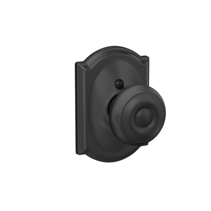 Schlage F51A GEO-625-CAM Georgian Knob with Camelot Trim – Bright Chrome