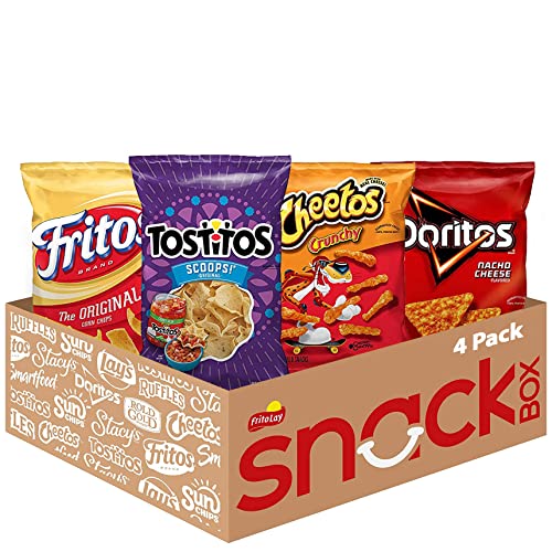 Frito Lay Ultimate Snack Care Package, Variety Assortment of Chips, Cookies, Crackers & More, (Pack of 40)