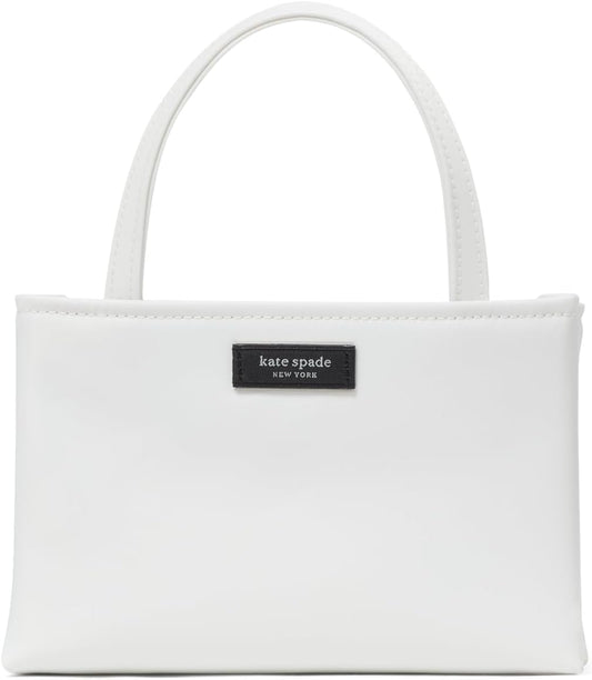 kate spade new york SAM ICON KSNYL Mini Tote, White Dove